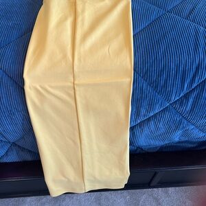 New York & Co size 18 yellow trousers